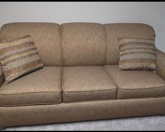 Three Cushioned Hide-a-bed Sofa by Flex Steel.