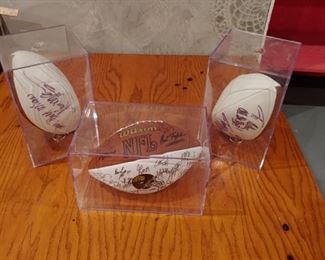 001 Signed Panthers Footballs