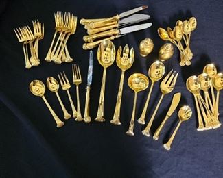 002 Gold Plated Dinnerware