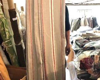 Multiple pairs of excellent quality fully lined drapes NEW never hung