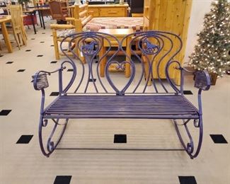 Wrought iron rocker!