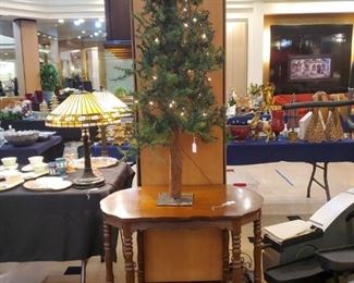 Antique table - lots of trees!