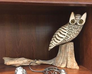 Cool eclectic hand carved art.