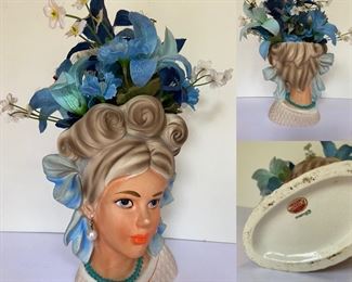 Enesco Imports Japan Head Vase