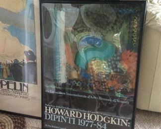 Howard Hodgkin Dipinti Art Gallery Vintage Framed Poster
