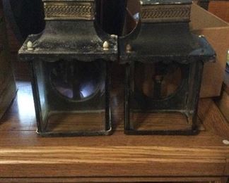 Architectural Salvage Antique Lantern Lights