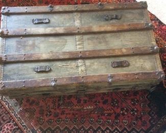 Vintage  William H. Winship, Boston, Ma.  Steamer Trunk