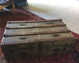 Vintage  William H. Winship, Boston, Ma.  Steamer Trunk