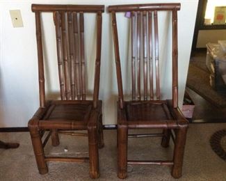 Bamboo Asian Chair/s