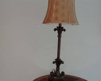 Candlestick Table Lamp with Shade