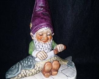 Goebel Fip the Fisherman Gnome Figurine