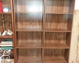 Pair of 3 Shelf Book Case