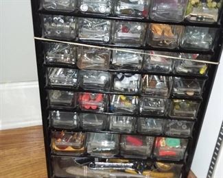 Small Hardware Parts Storage Bin with all Hardware