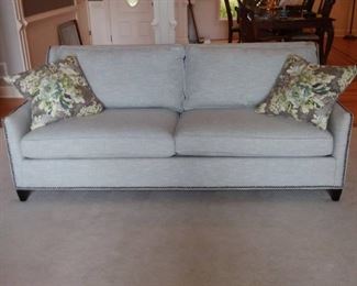 Upholstered Sofa by CR Laine with 2 Pillows