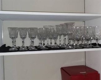 Variety of Crystal Goblets