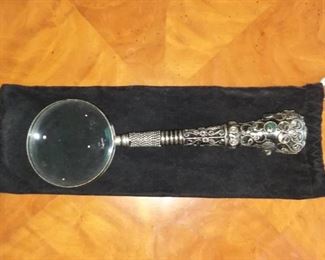 Vintage Look Large Magnifying Glass