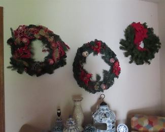 3 Christmas Wreaths