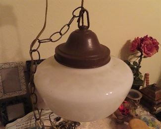 Old Hanging Lamp - Came out of Old Courthouse 