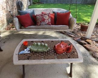 Wicker Swing - Coffee Table