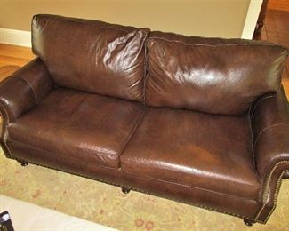 Like new Hancock & Moore leather sofa