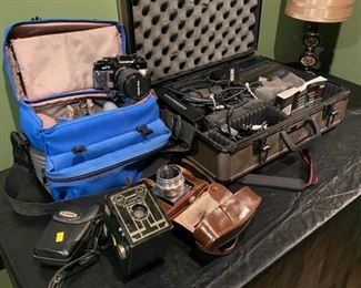 vintage camera collection