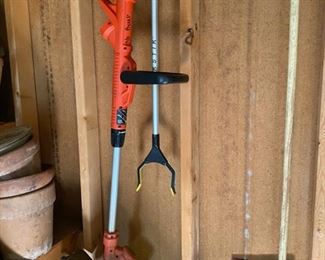 Garden tools and tons of pots