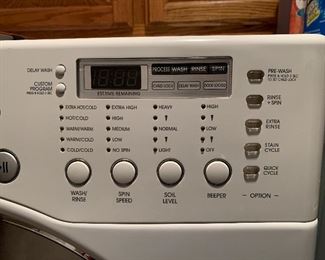 Tromm Ultra capacity washer with pedestal drawer