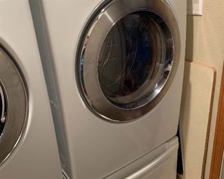 Tromm Ultra capacity dryer with pedestal drawer