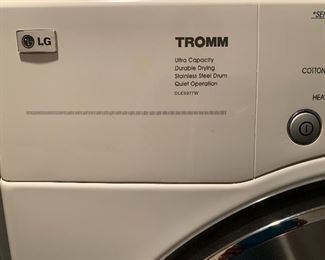 Tromm Ultra capacity dryer with pedestal drawer