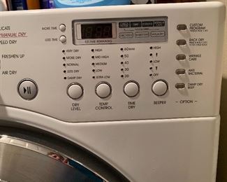 Tromm Ultra capacity dryer with pedestal drawer