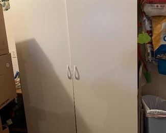 Large storage cabinets; measurements are 6' x 4'