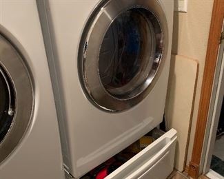 Tromm Ultra capacity dryer with pedestal drawer