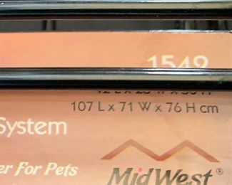 Pet crate 107 L x 71 W x 76 H