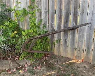 Antique plow