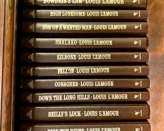 Louis L’Amour Leatherette  book collection