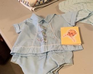 Vintage baby clothing