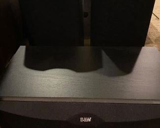 BOWERS AND WILKINS SPEAKERS AND STANDS