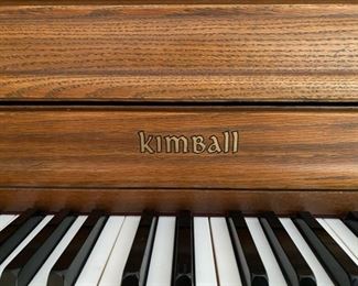 Kimball spinet piano in excellent vintage condition.  This item is available for Immediate Purchase for $150.  Inquire via email for questions or to schedule a time to view this item.  