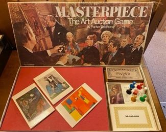 Vintage Parker Bros. Masterpiece The Art Auction Game