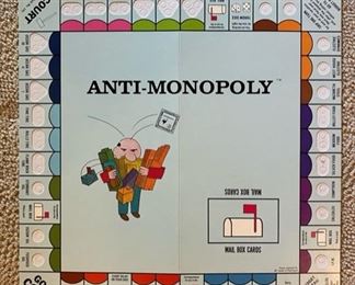 Vintage Anti-Monopoly board game