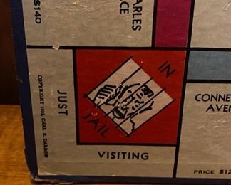 1933 Monopoly board game