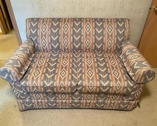 Loveseat size hide-a-bed with a Like New Stearns & Foster mattress
