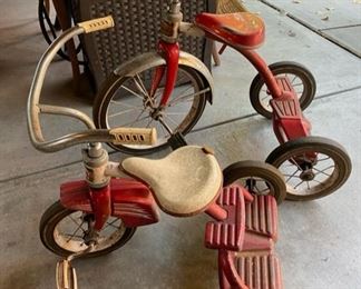 Vintage Murray tricycles 