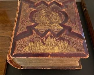 1890 extra large leather bound Bible