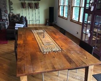 Beautiful Large Wood Dining Table 
