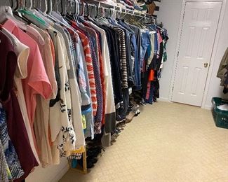 Tons of men’s clothing