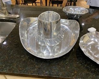 Cowboy hat chips and salsa server!