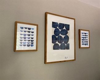 Unique framed contemporary artwork 