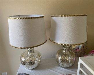 Pair of very Unique lamps From Outrageous Interiors