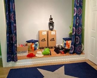 Pottery Barn Texas Star rug, kids costumes, etc 